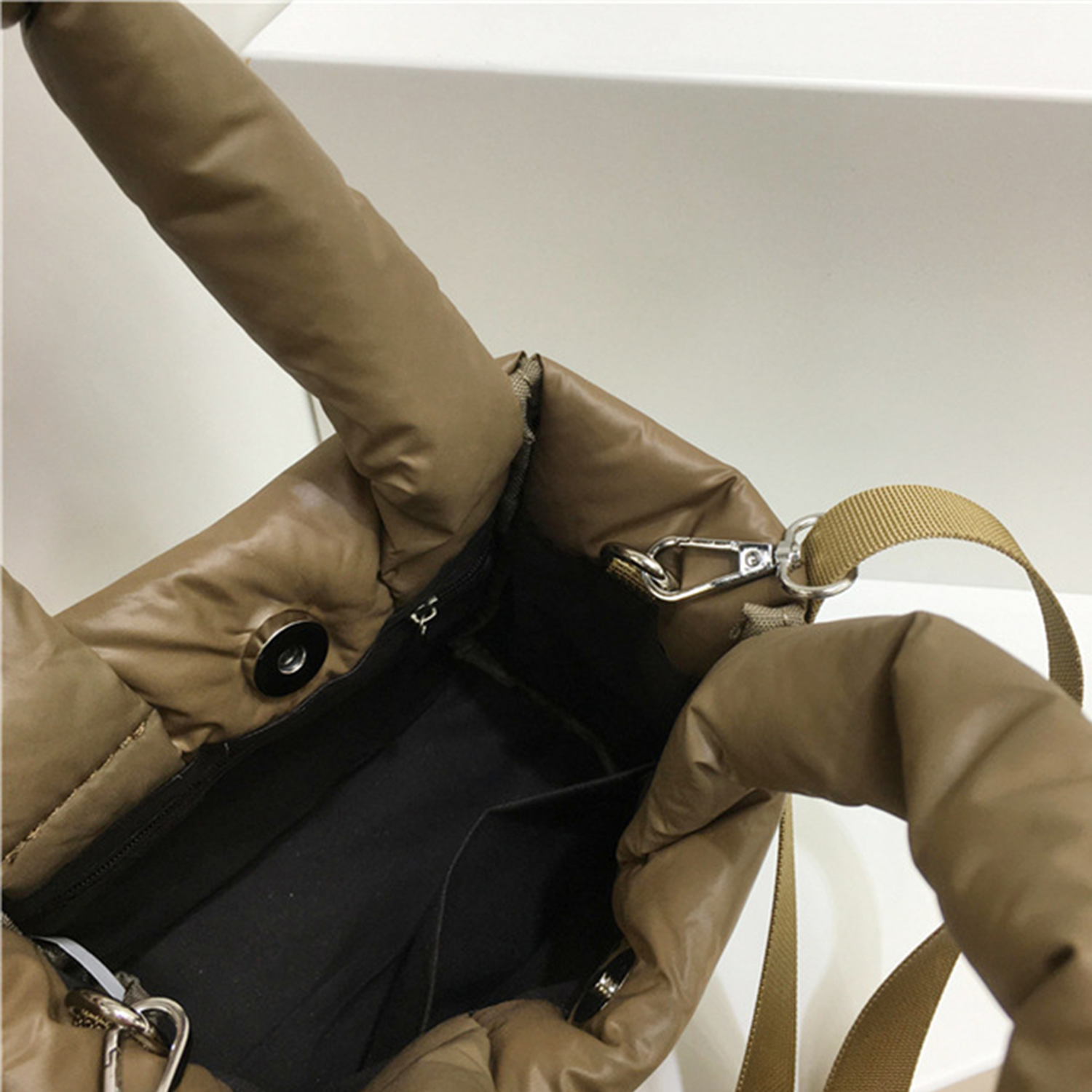 Mini Puffer Tote Light Padded Handbags cross-body bag 9