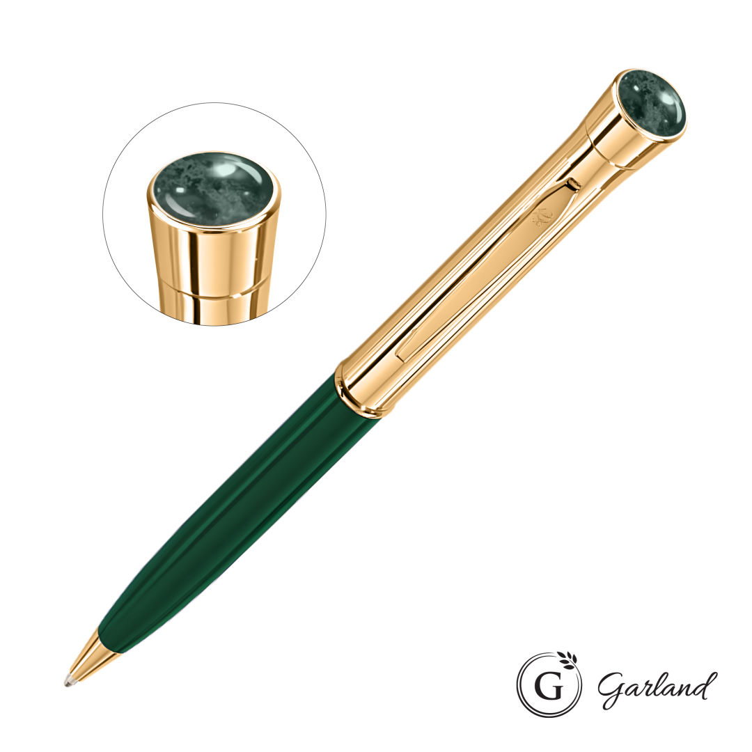 Garland® Monogram Aura Twist Ballpoint Pen - Gold 11