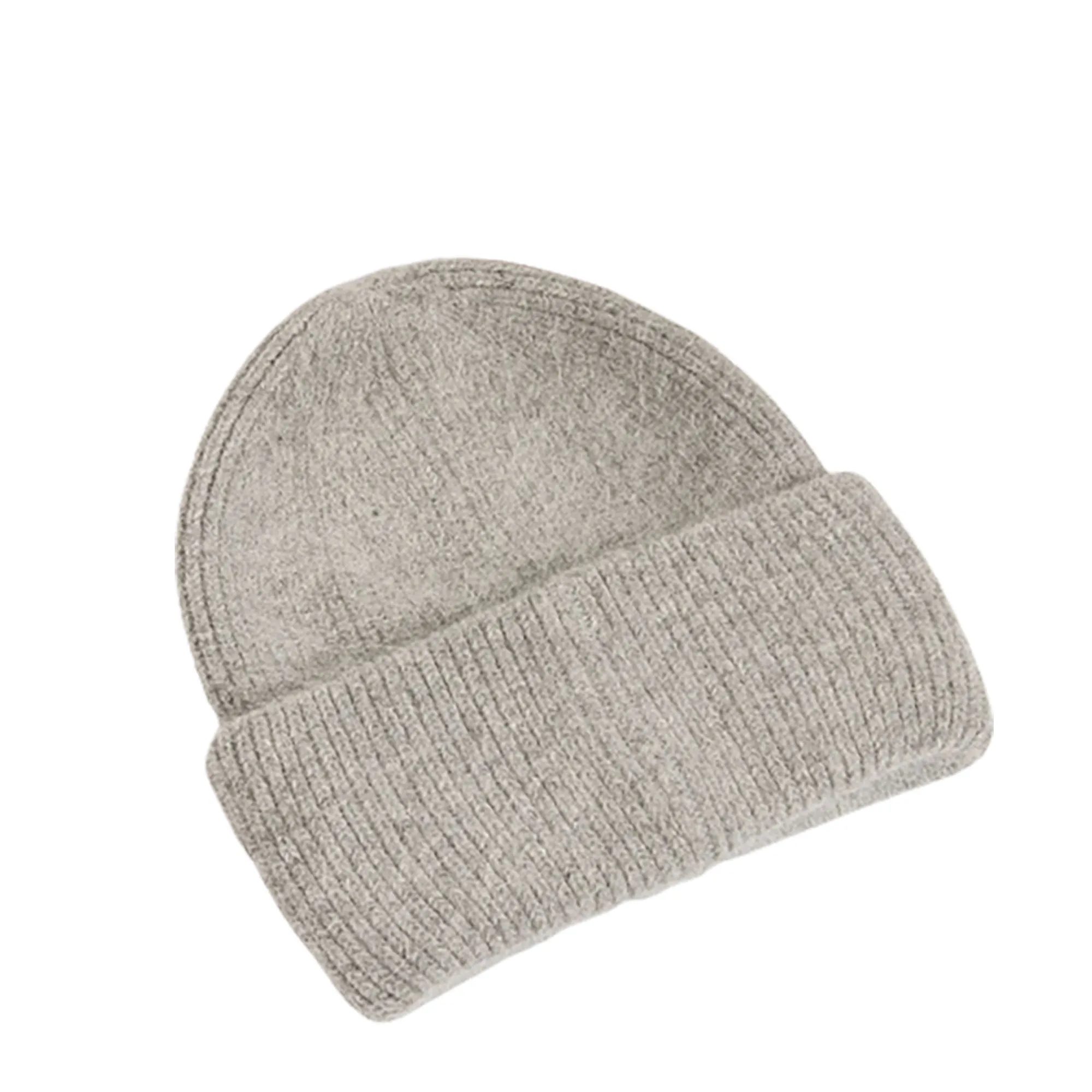 Winter Angora Rabbit Hair Knit Beanie Hat MOQ 10pcs 6