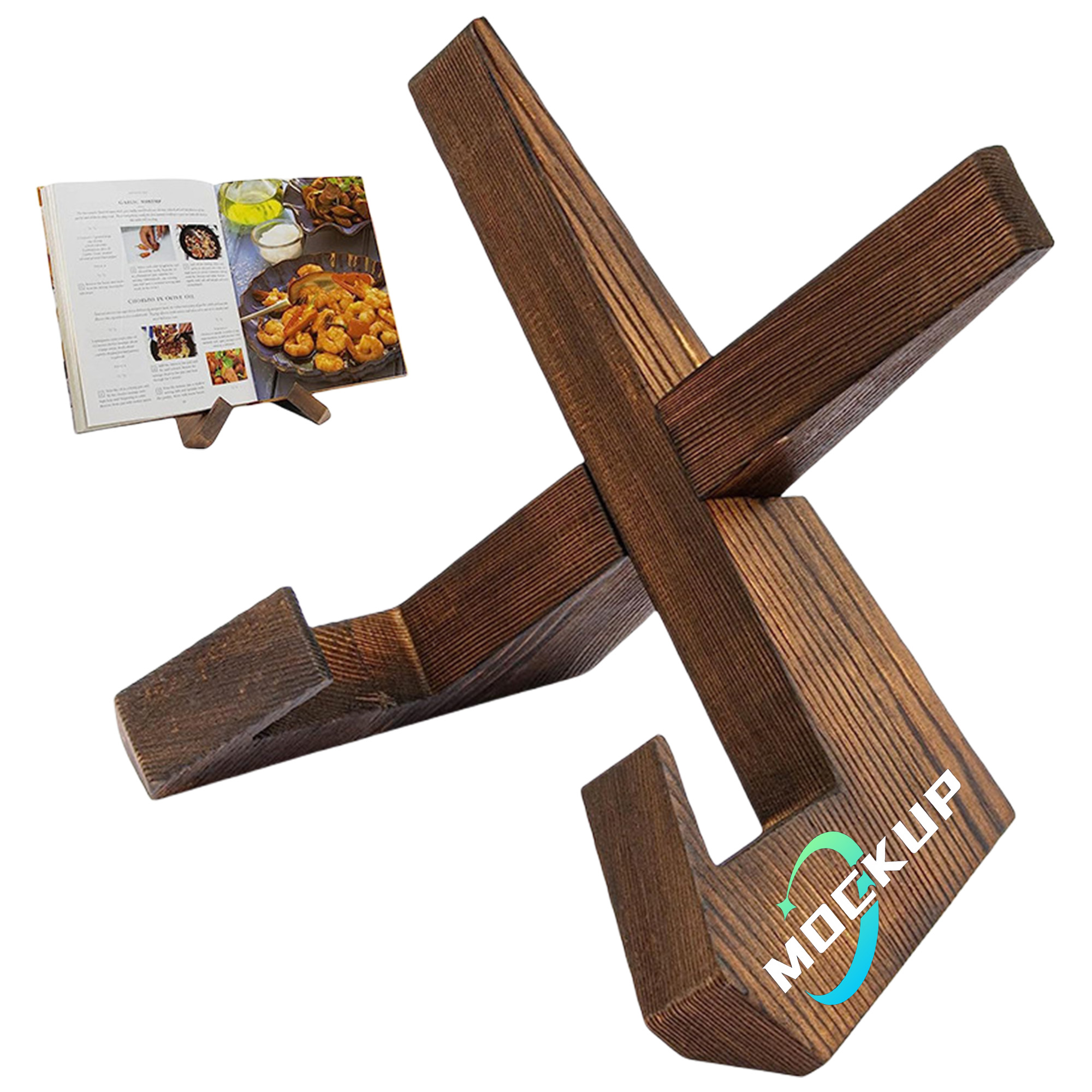 Kitchen Display Book Organizer Holder 2
