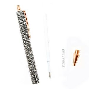 Metal Ballpoint Pen With Crystal 15
