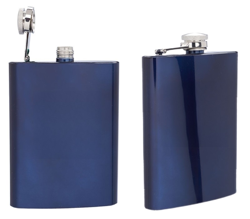 Stainless Steel Hip Flask, 8 oz. 8