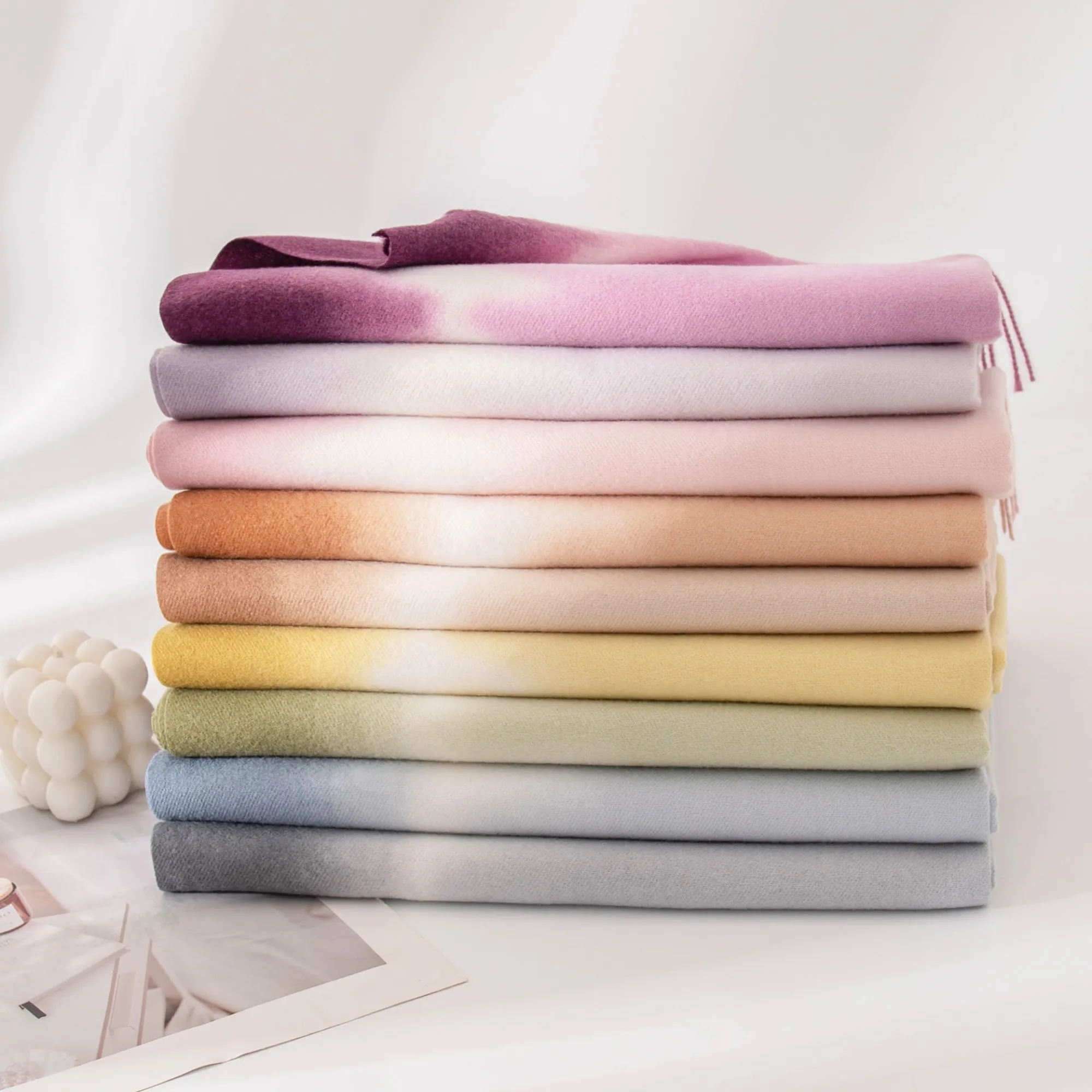 Winter Solid Warm Scarf 2