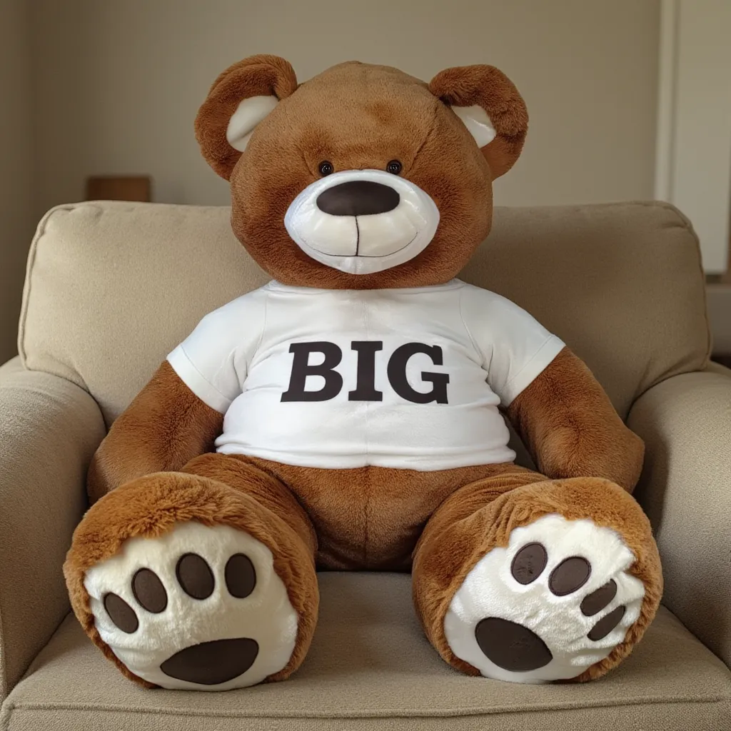 59" Giant Medium Brown Bear 3