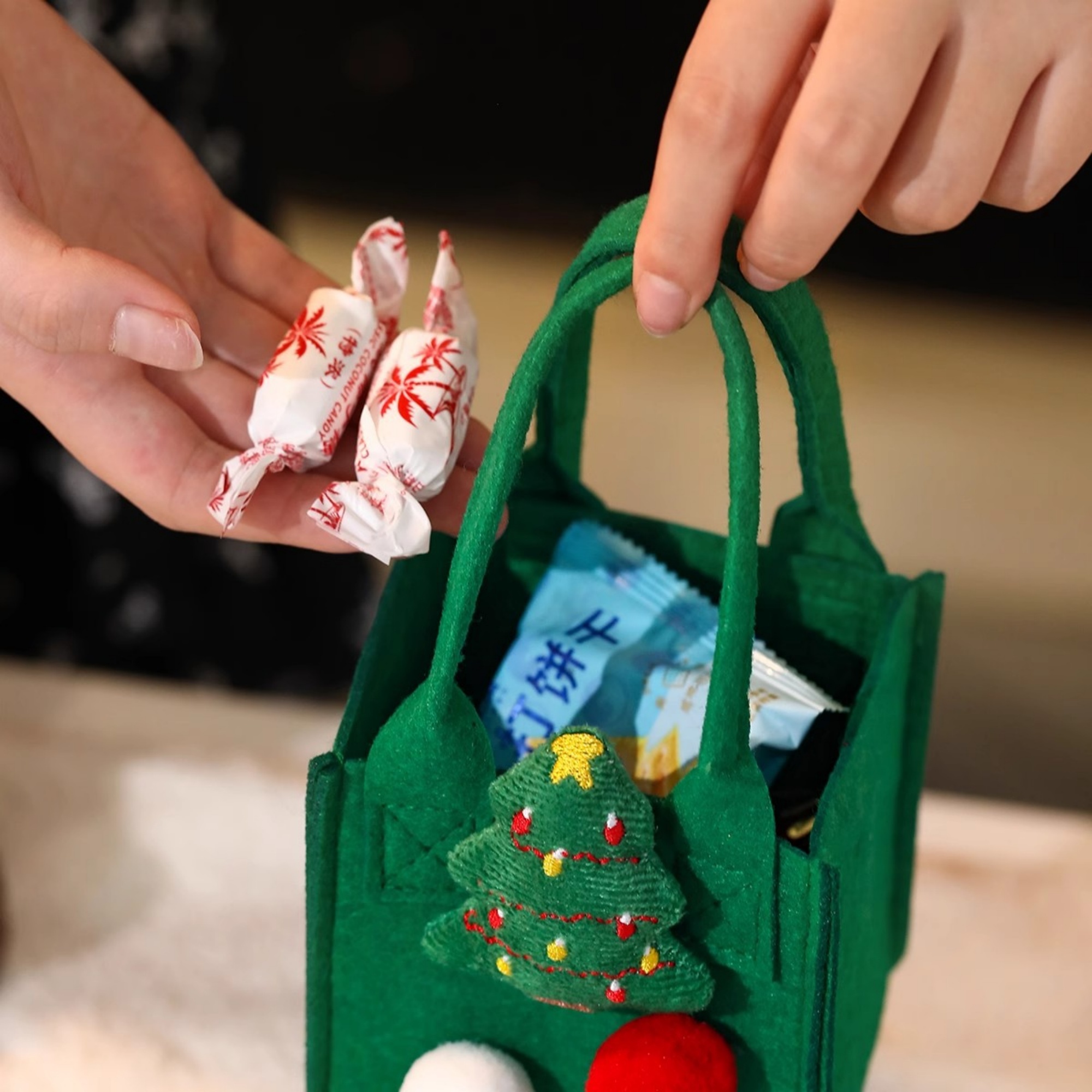 Felt Christmas Gift Handbag 7