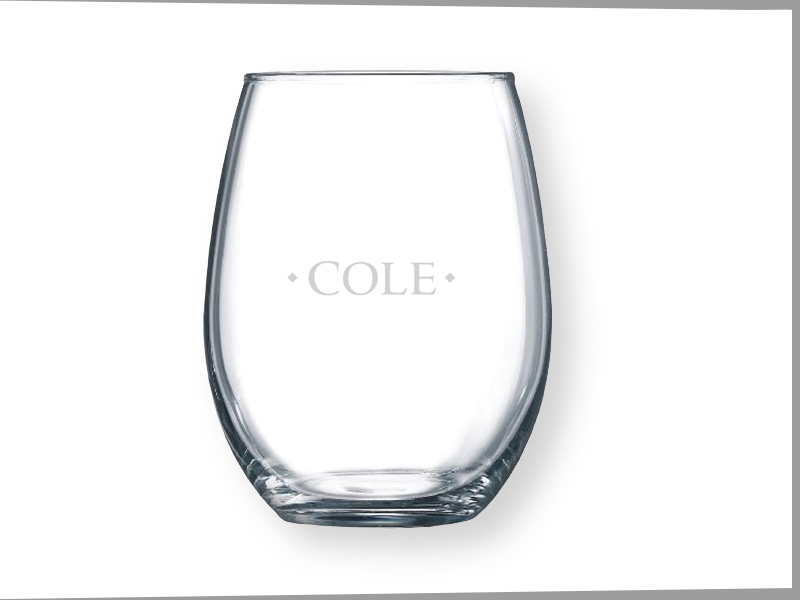 15 oz. Stemless Wine Glass