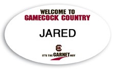 Laminated Personalized Name Badge (1.625"x2.875") Oval