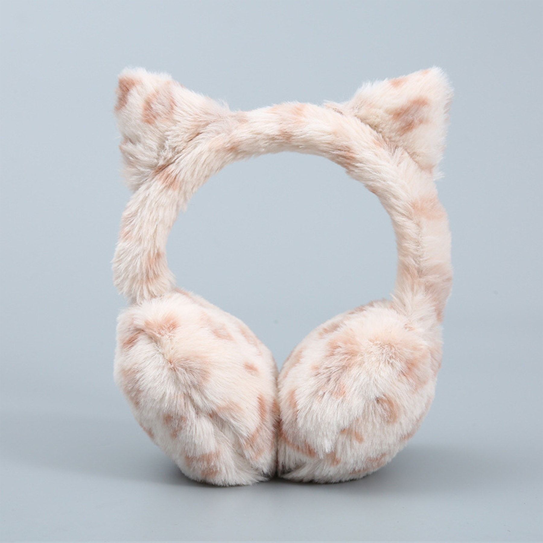 Winter Ear Warmer Cat Leopard Print Earmuff 9