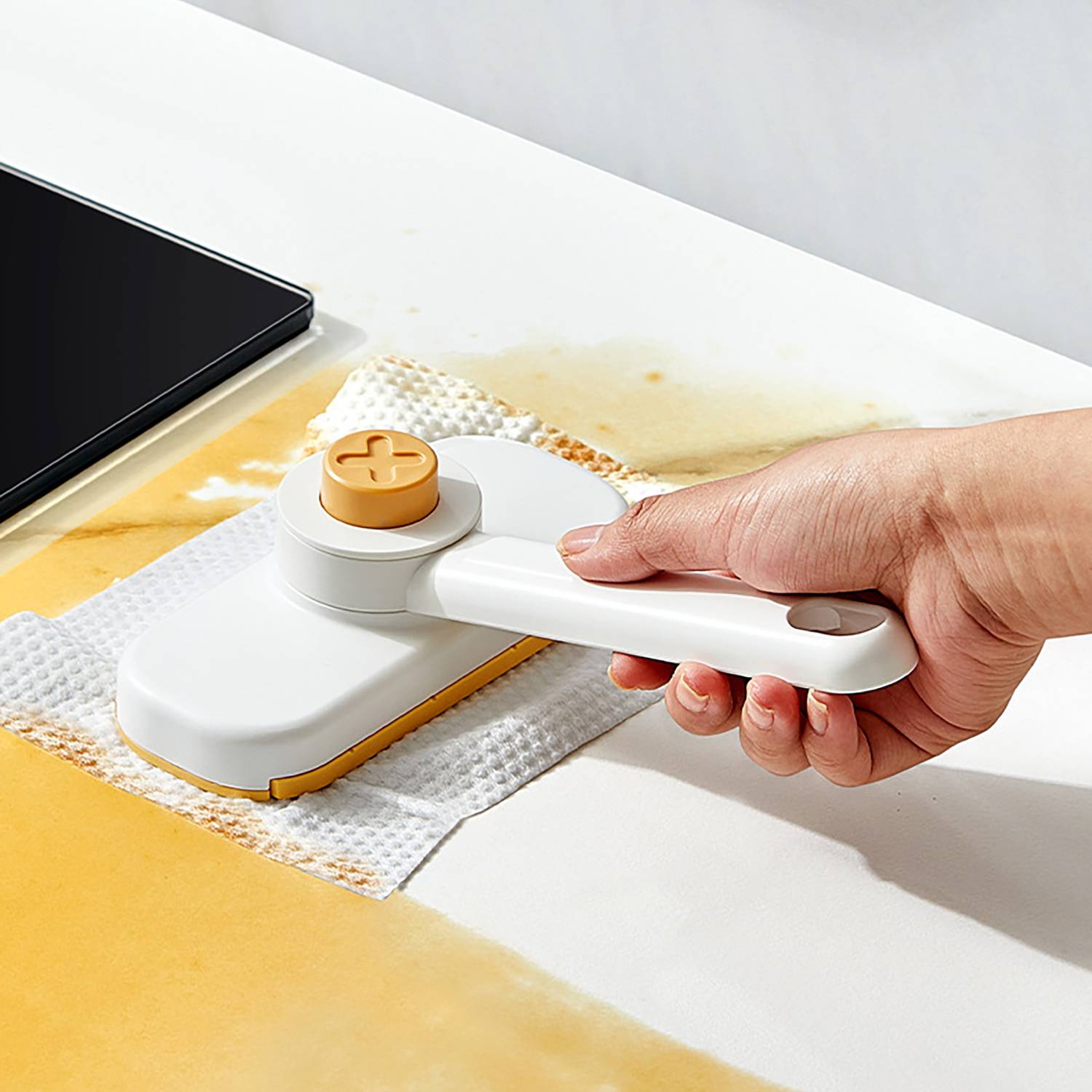 Removable Cloth And Rotatable Handle Cleaning Brush 7