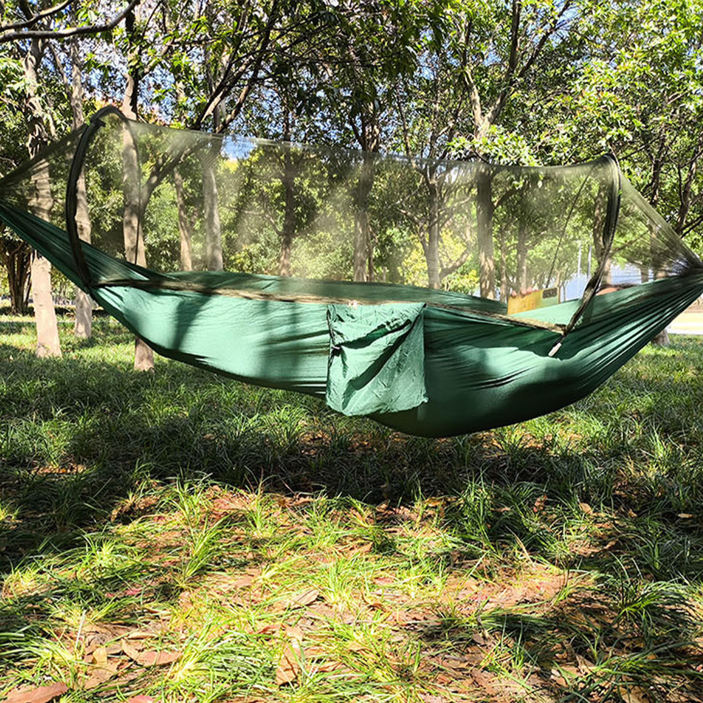 Mesh Outdoor Camping Mosquito Proof Hammock 8