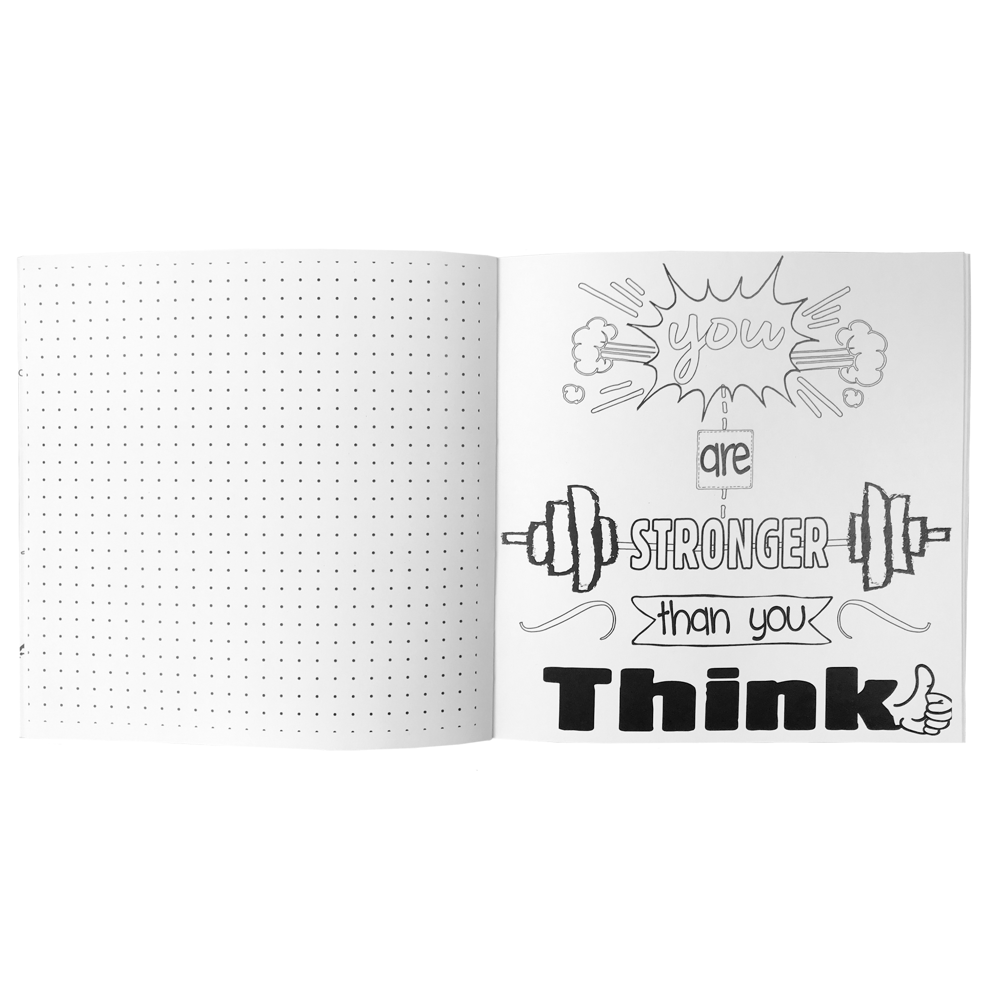 Inspirational Coloring Book & 8 Color Pencil Set 5