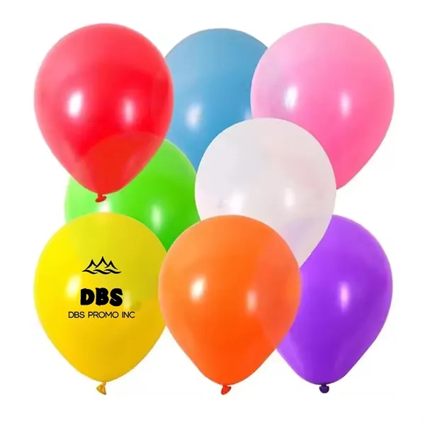 Vibrant 10" Multicolor Latex Balloon - Add a Pop of Color