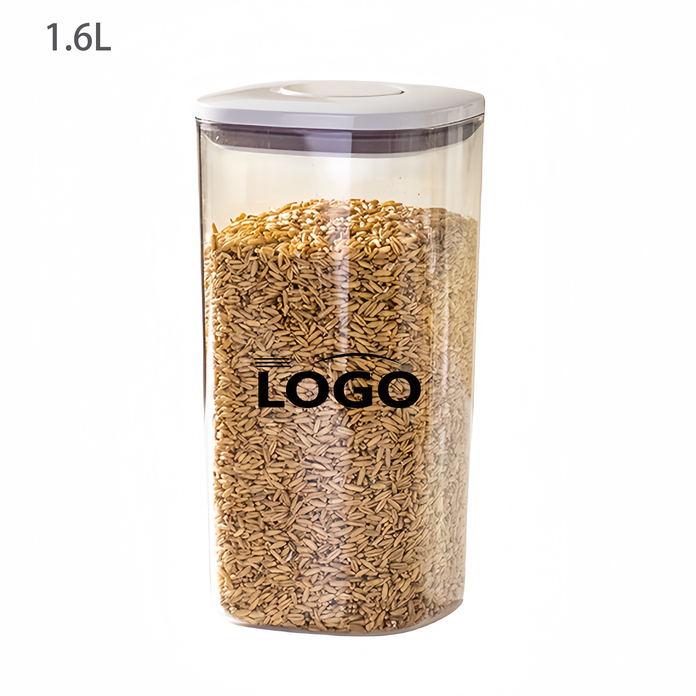 Press-Seal Food Storage Container for Grains and Snacks 2