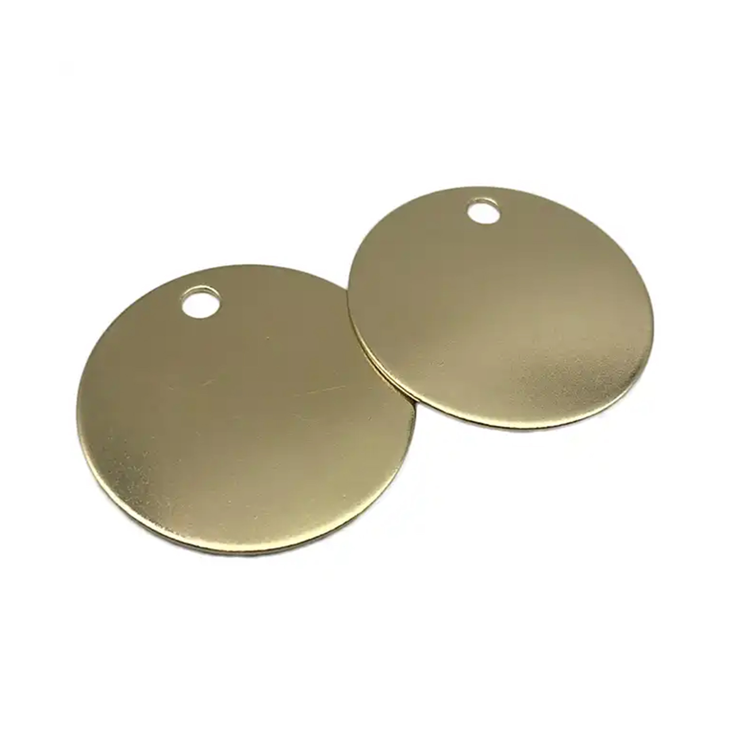 Round Design Brass Pet Tag 8