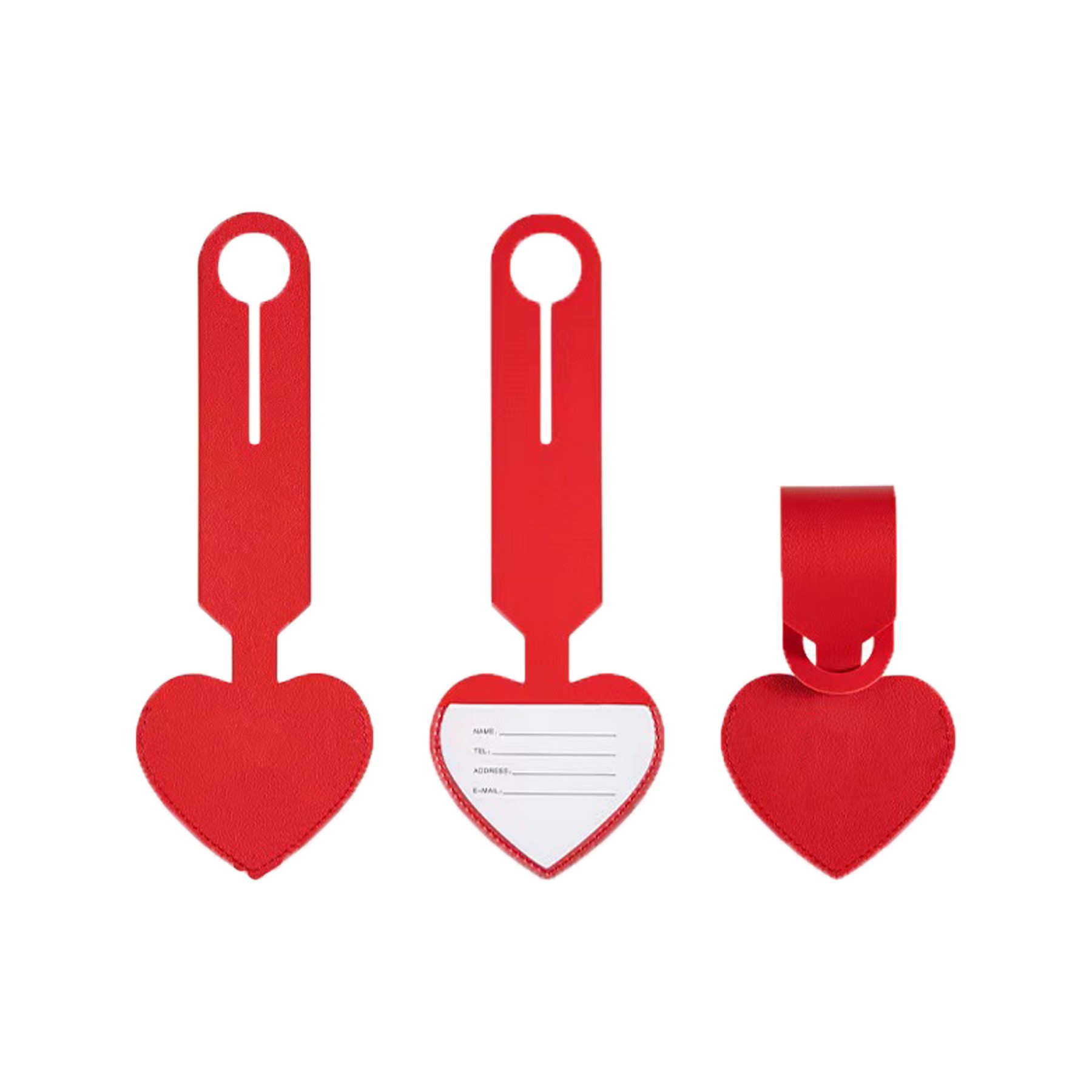 Heart Shaped Luggage Tag 2