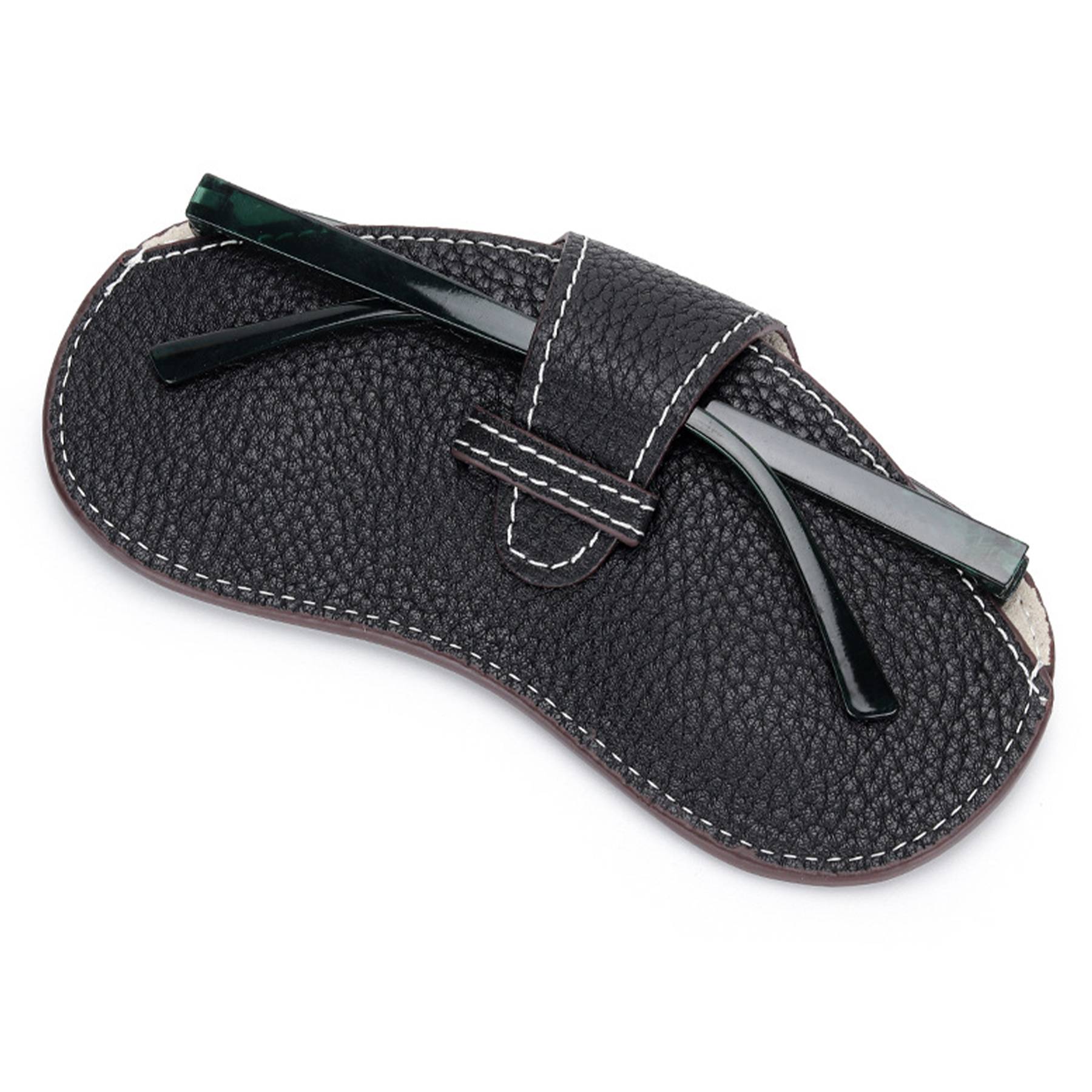 Genuine Leather sunglasses storage bag 5