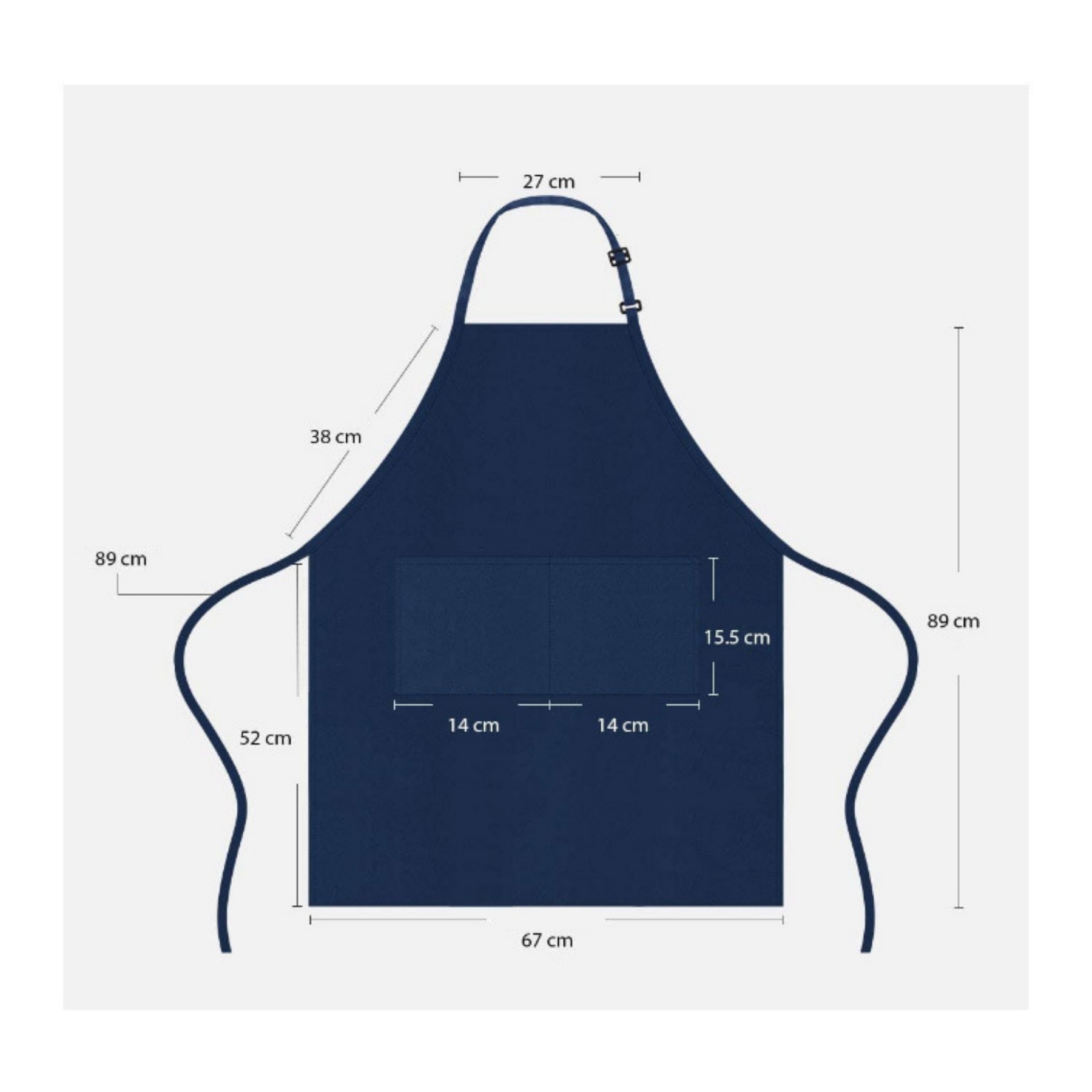 Professional Grade Chef Apron for Kitchen, BBQ & Grill 1