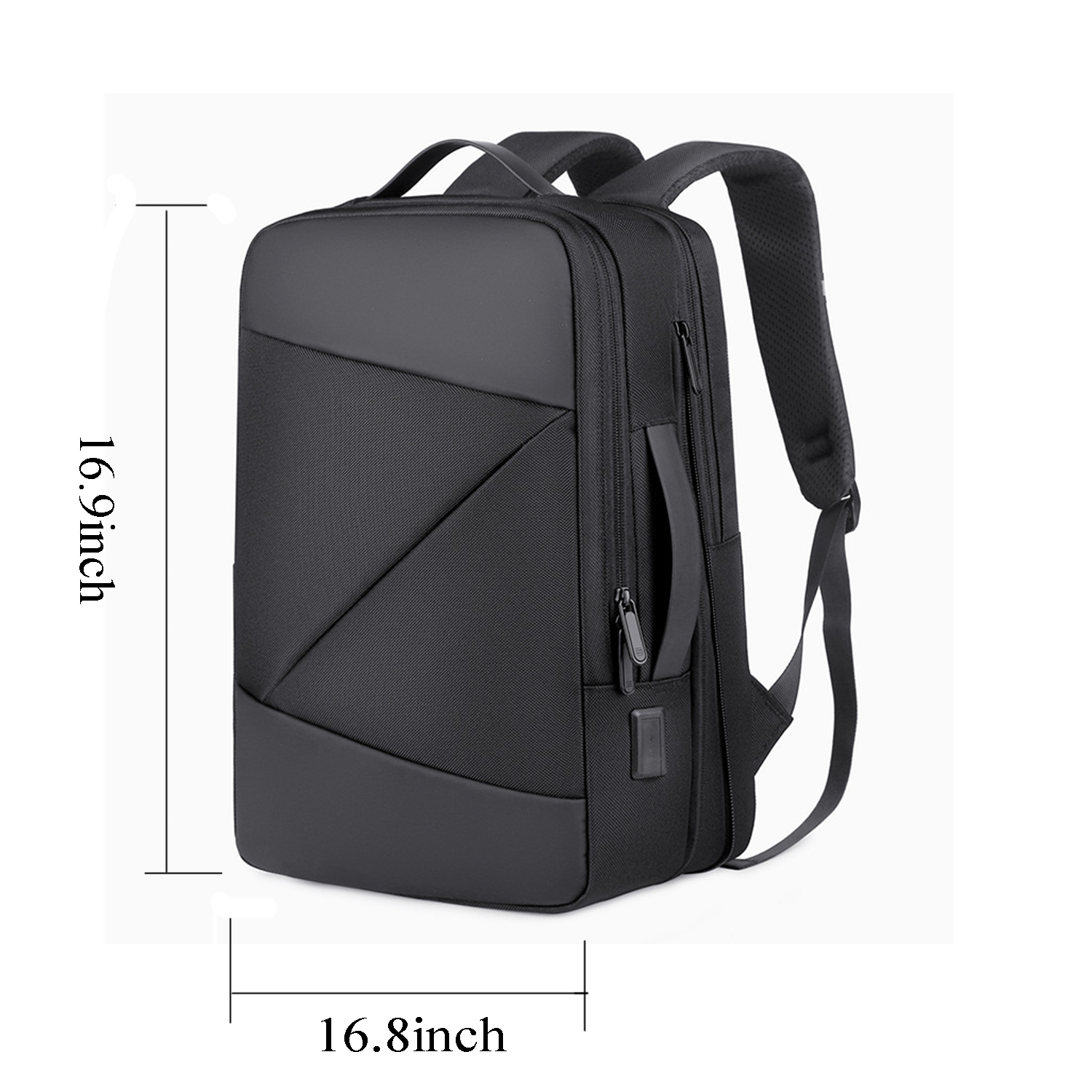 Oxford Computer Backpack With Usb Charging Port 4