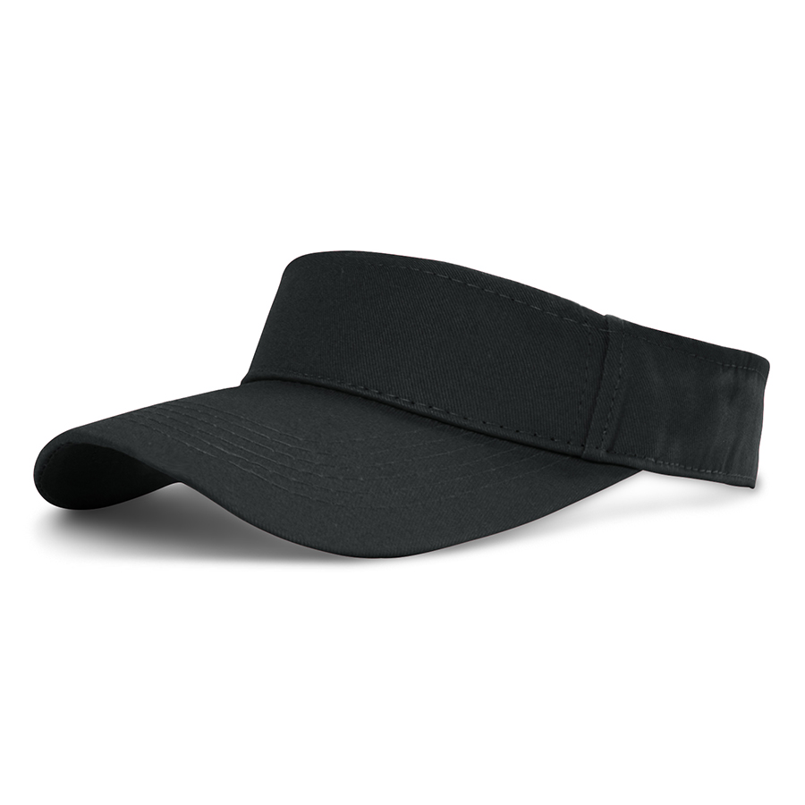 Stock Solid Color Cotton Visor 4