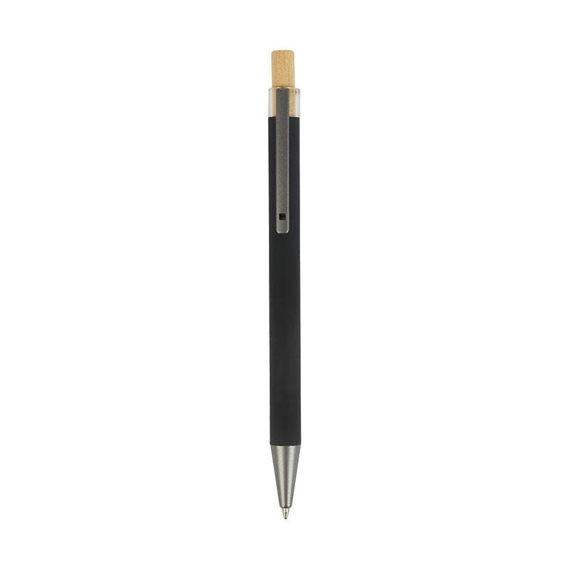 Arundi Recycled Aluminum Pen With Bamboo Plunger 11
