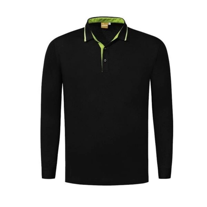 Long Sleeve Polo T-Shirt 4
