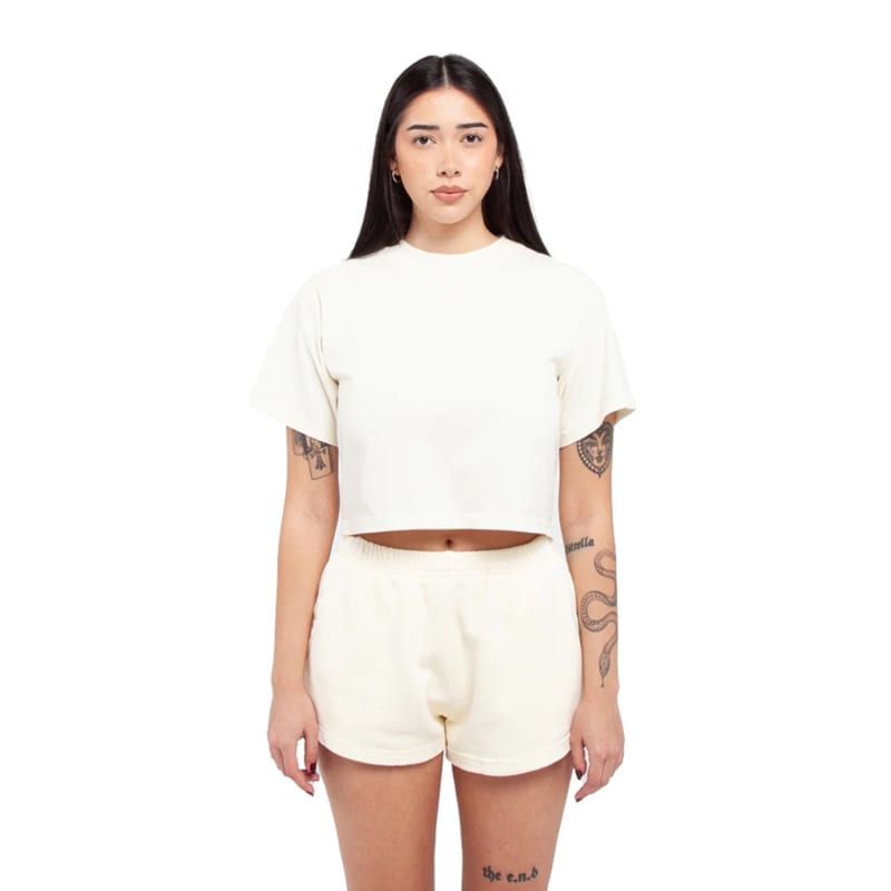 Shaka Wear Ladies' Garment Dye Crop T-Shirt 6