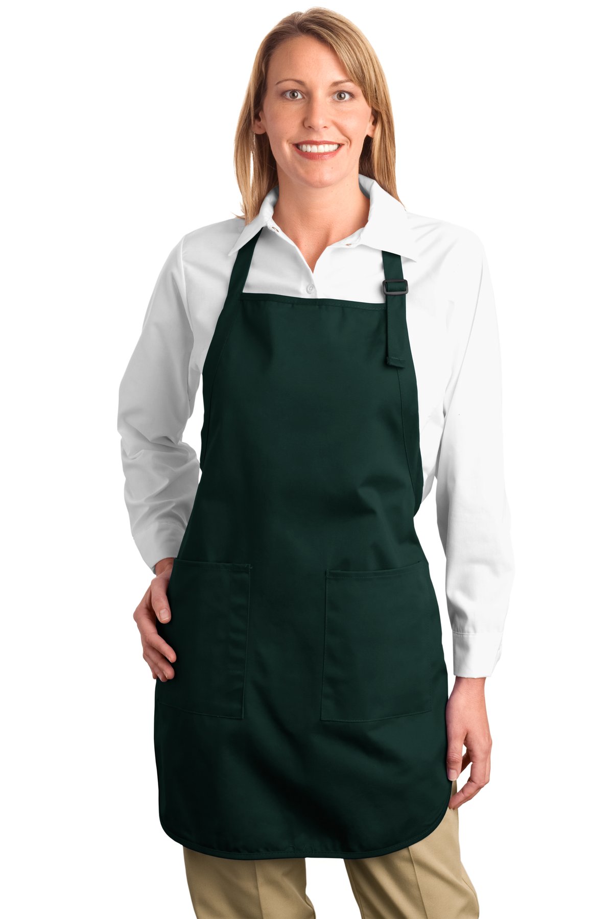 Port Authority Full-Length Apron with Pockets. A500 53
