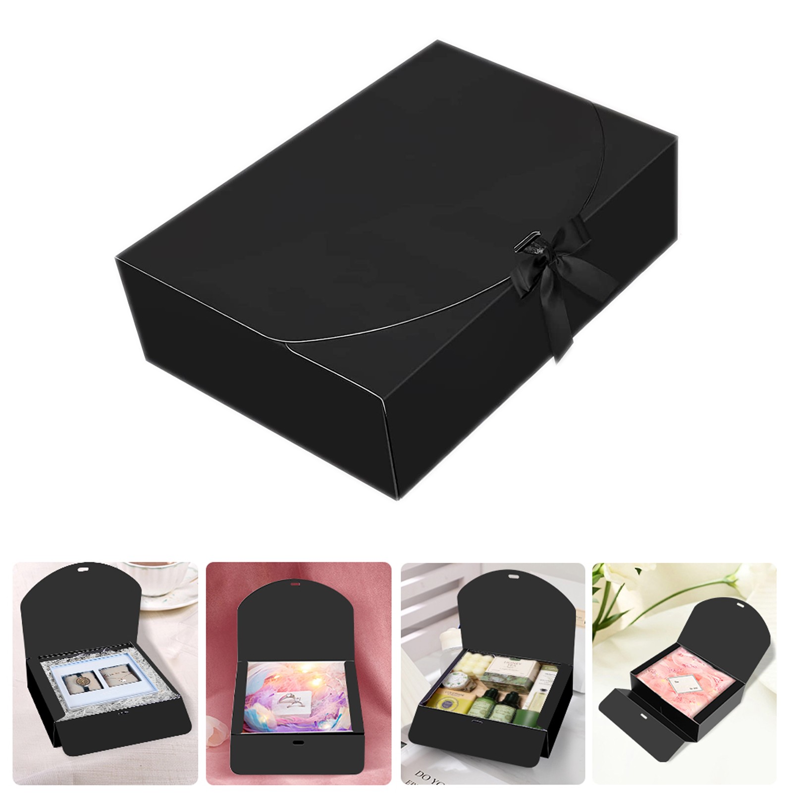 10.6 x 7.8 x 3.1 Inch Kraft Paper Gift Box 2