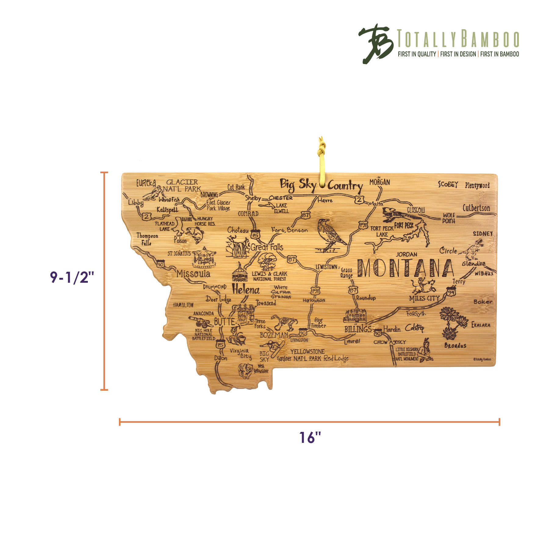 Destination Montana Cutting & Serving Board 2