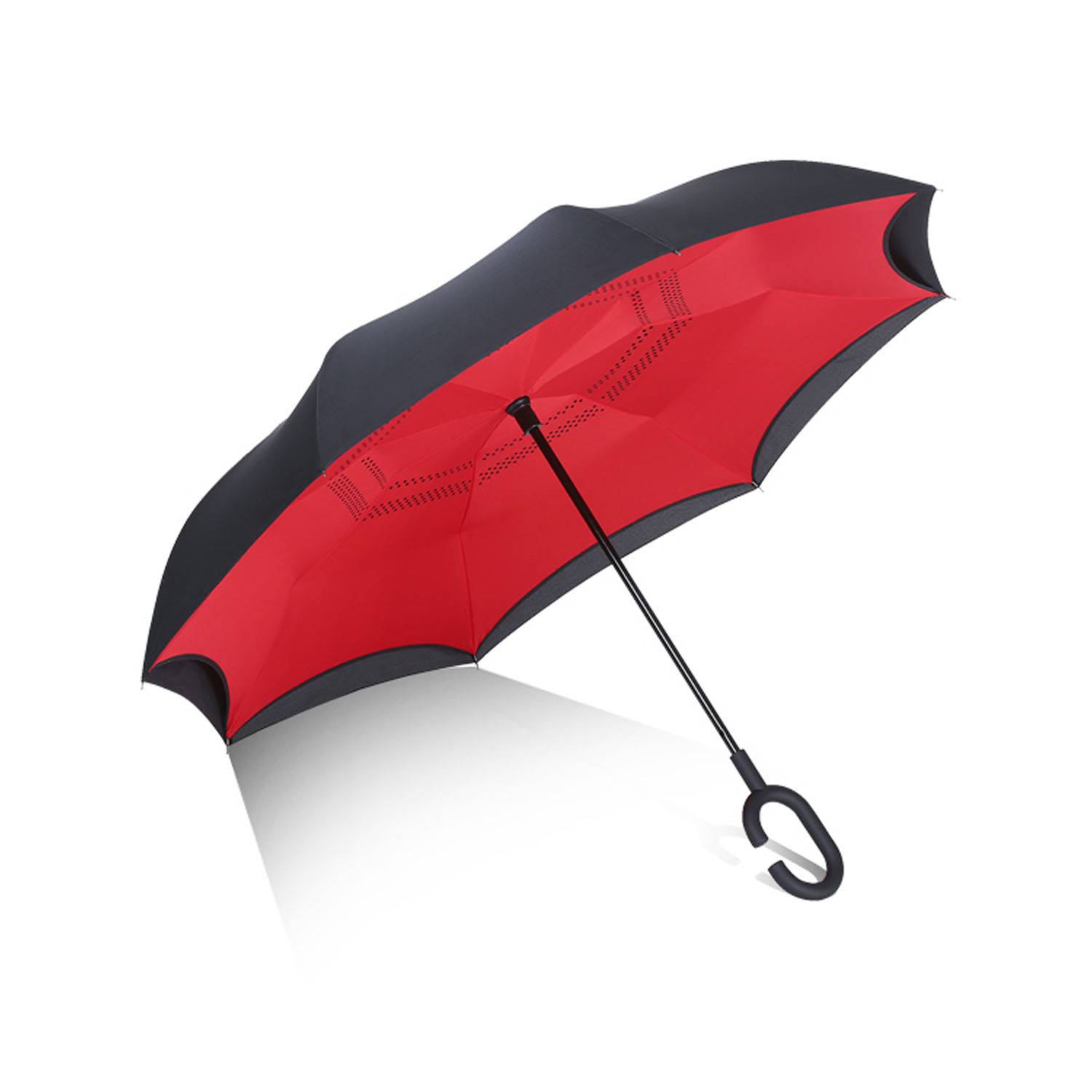C-Shaped Handle Windproof Reverse automatic Folding Umbrella 7