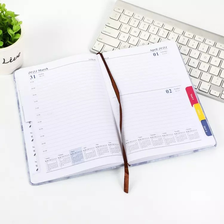 2024 Leather 24 Month Planner Notebook 6
