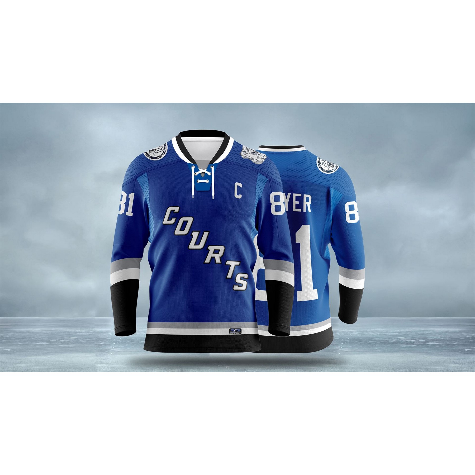 Custom Sublimated Performance Ice Hockey Jersey With Lace 3