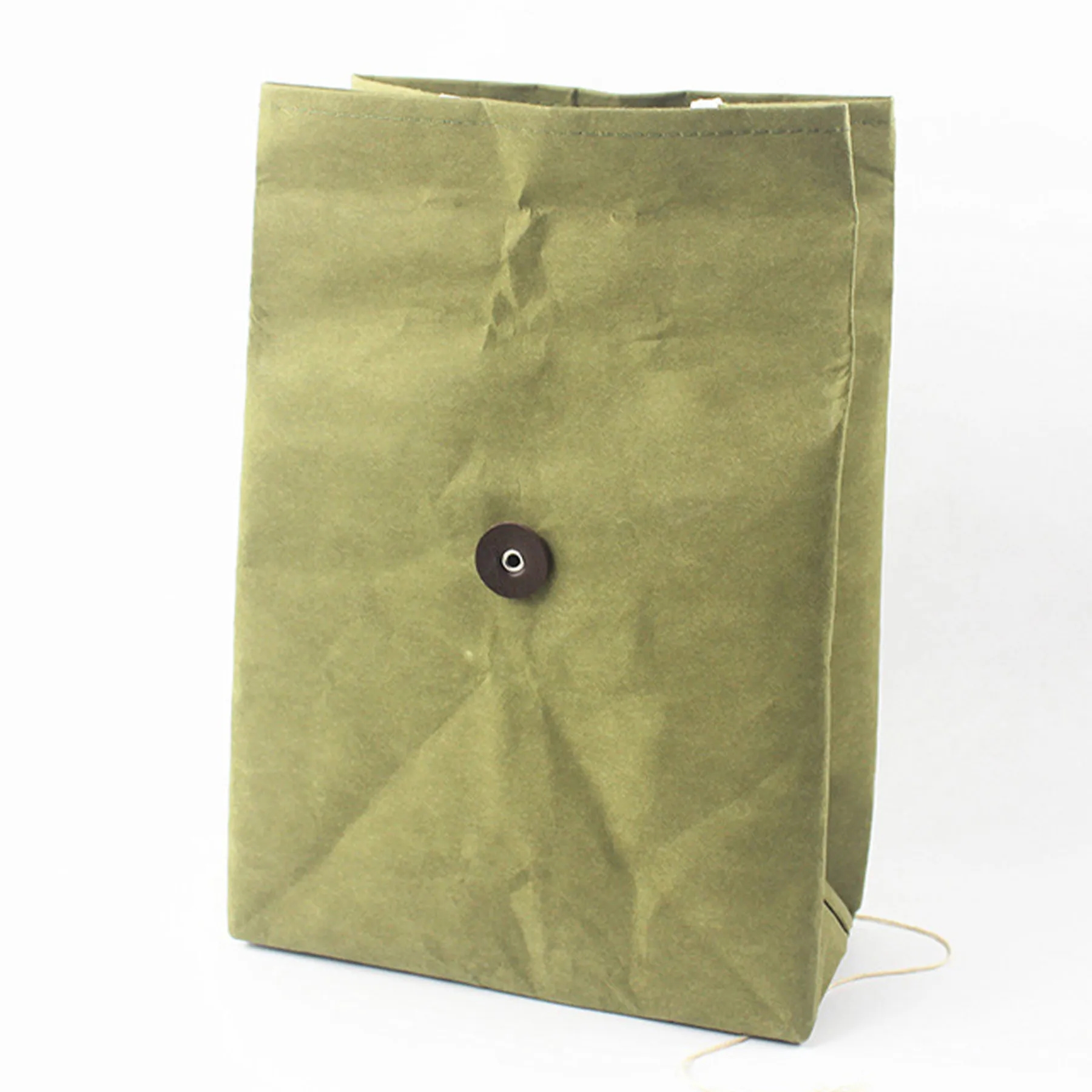 Paper Minimalist Green Washed Insulation Bag 5