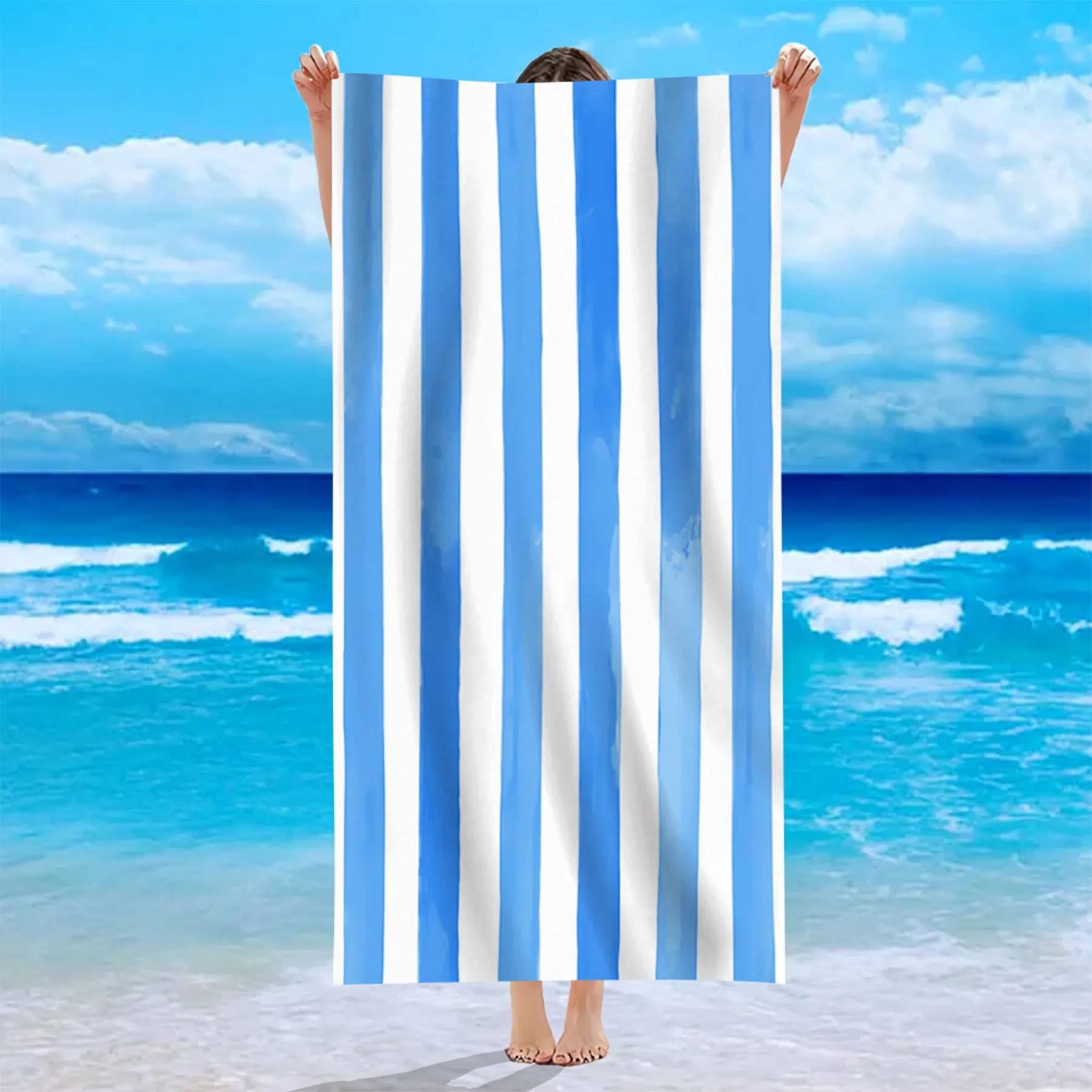 Beach Towel for Adults with Bag 2
