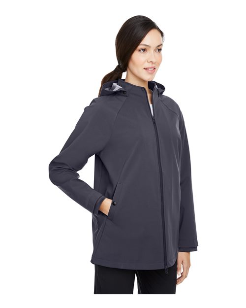 Women's City Hybrid Soft Shell Hooded Jacket - NE718W 5