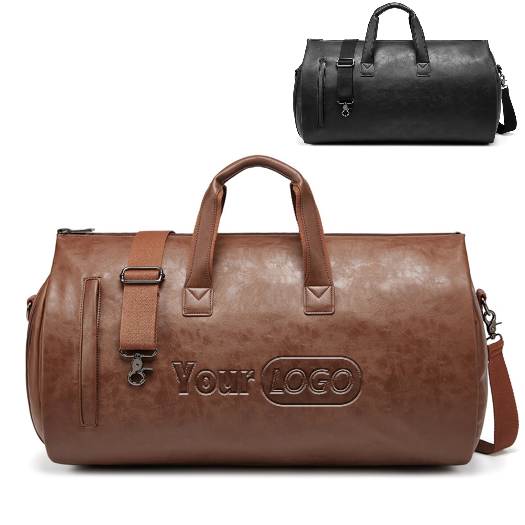 Vintage Duffle Bag with Shoe Compartment 2