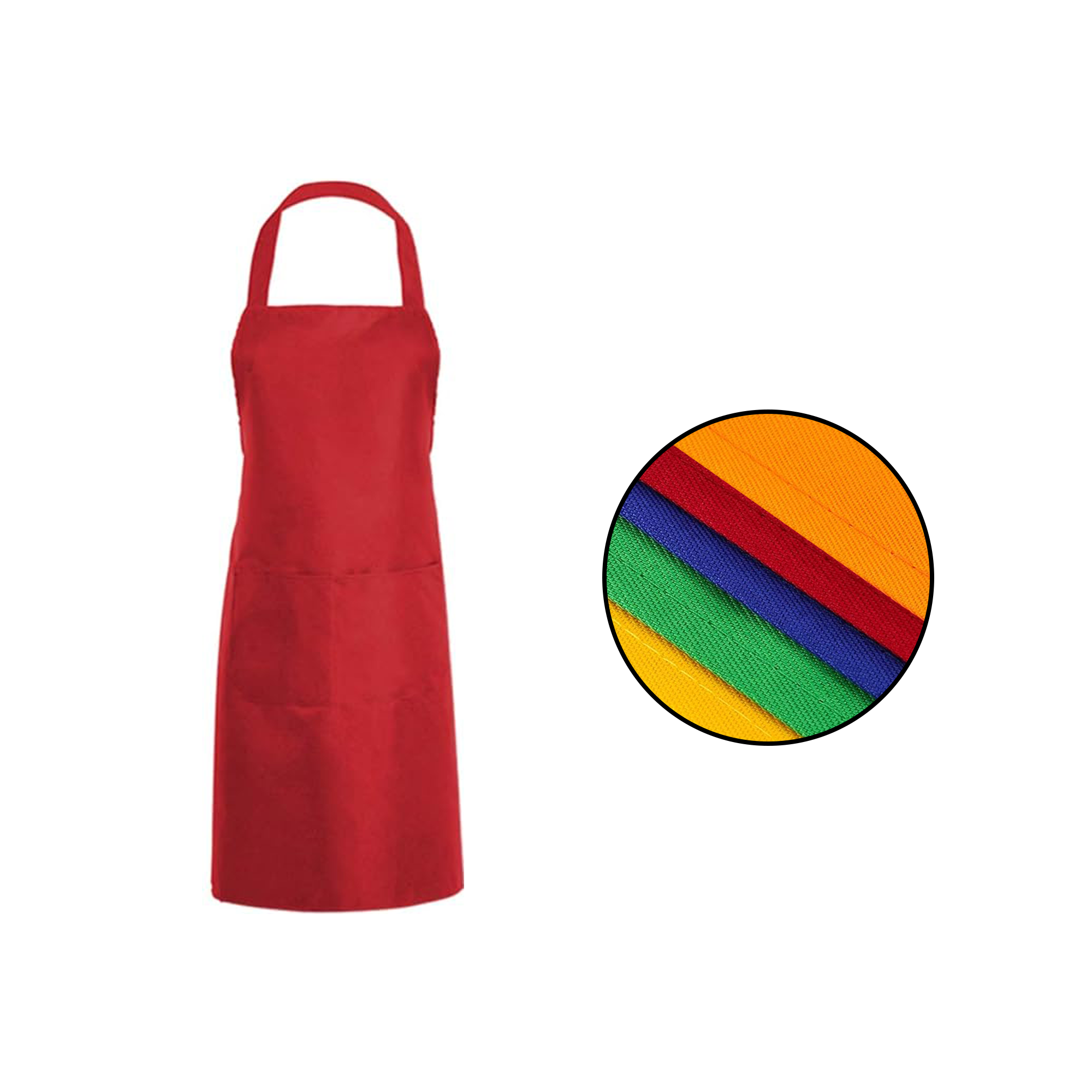 Restaurant Kitchen Cooking Apron Polyester Fabric 4