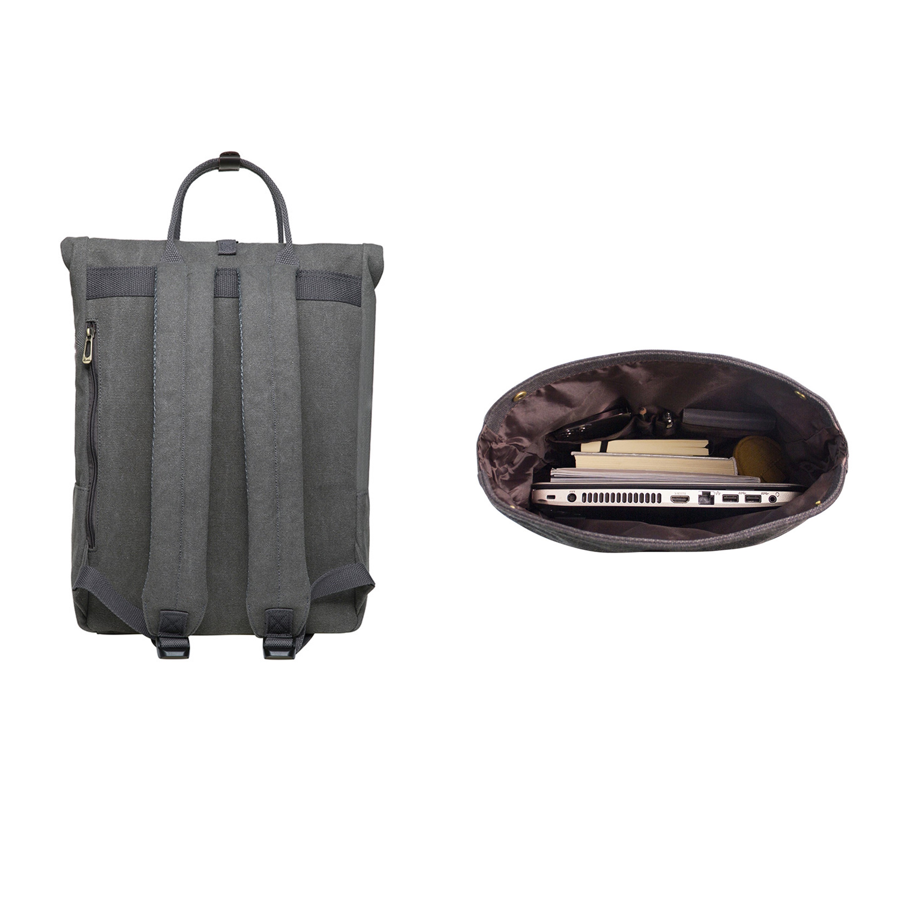 Canvas Backpack (Direct Import) 4
