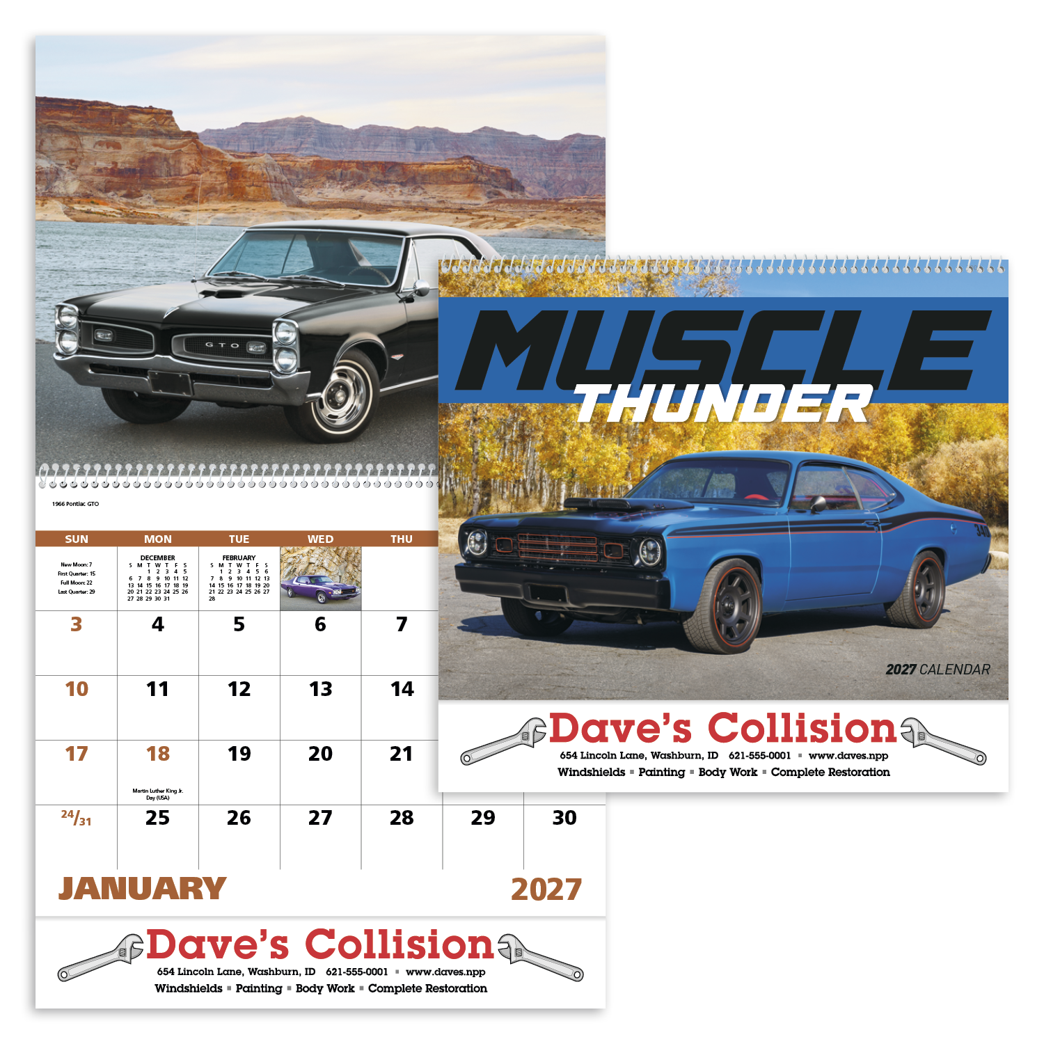 Good Value™ Muscle Thunder - Spiral Calendar 50