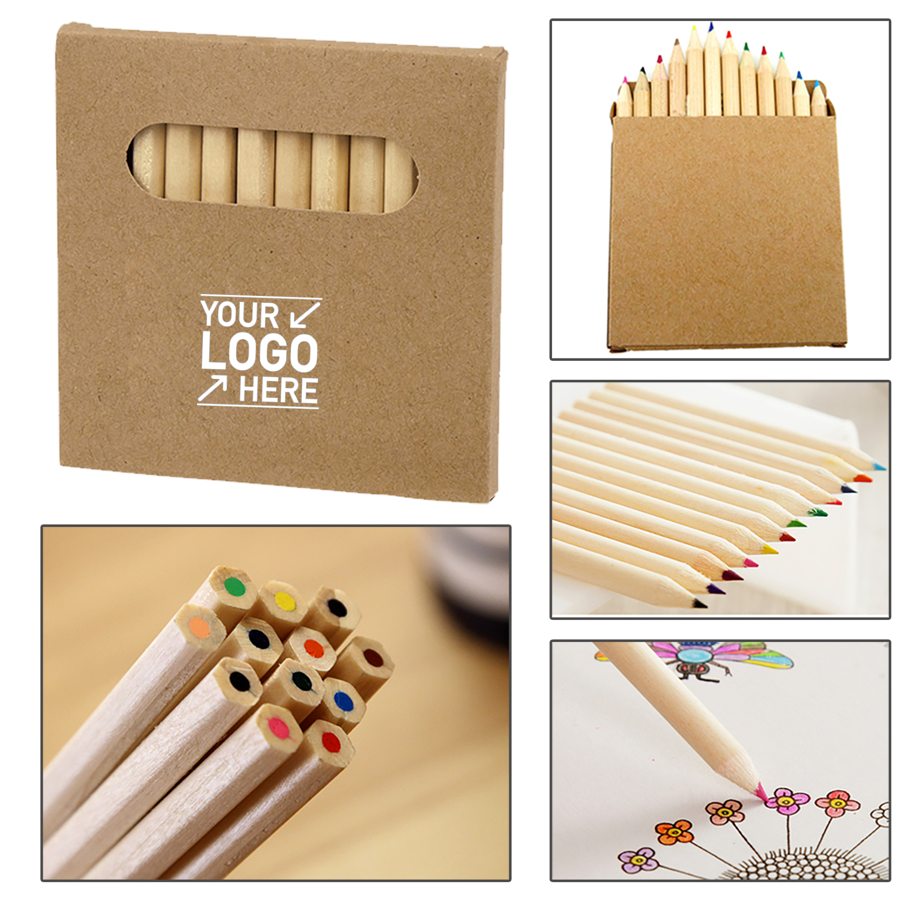12-Piece Colored Pencils Set 1