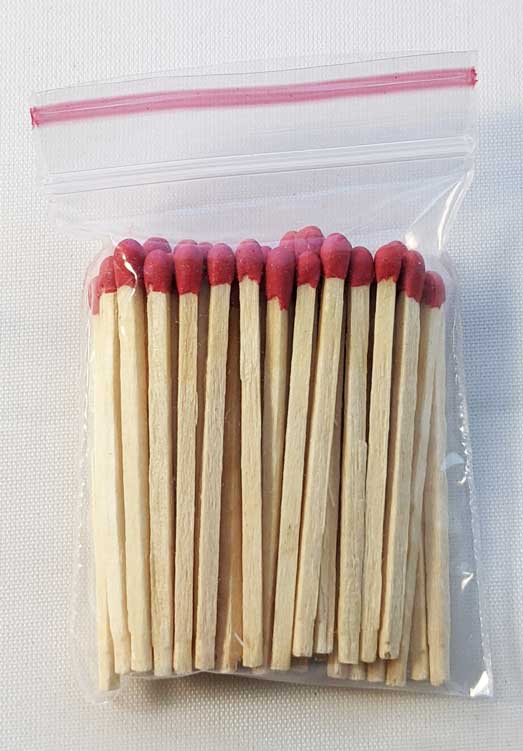 47mm (approx. 2 in.) Bulk Wooden Match Sticks - (approx)50 ct. bags 8