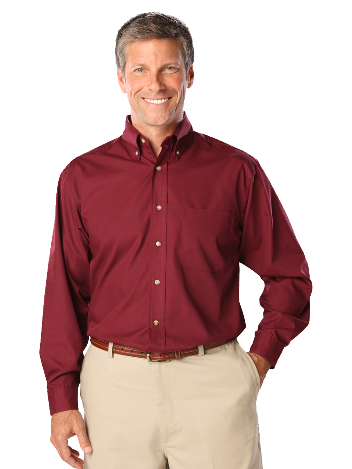 Blue Generation - Men's 1-Pocket Superblend Poplin Shirt 17