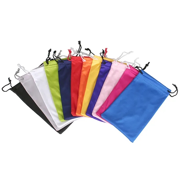 Custom Microfiber Drawstring Pouch 2