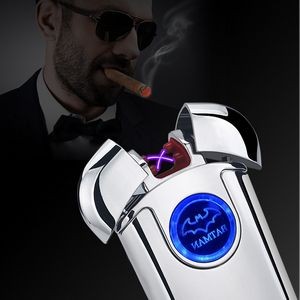 Sleek Round Angle Rectangle Electric Arc Lighter USB Charging 39