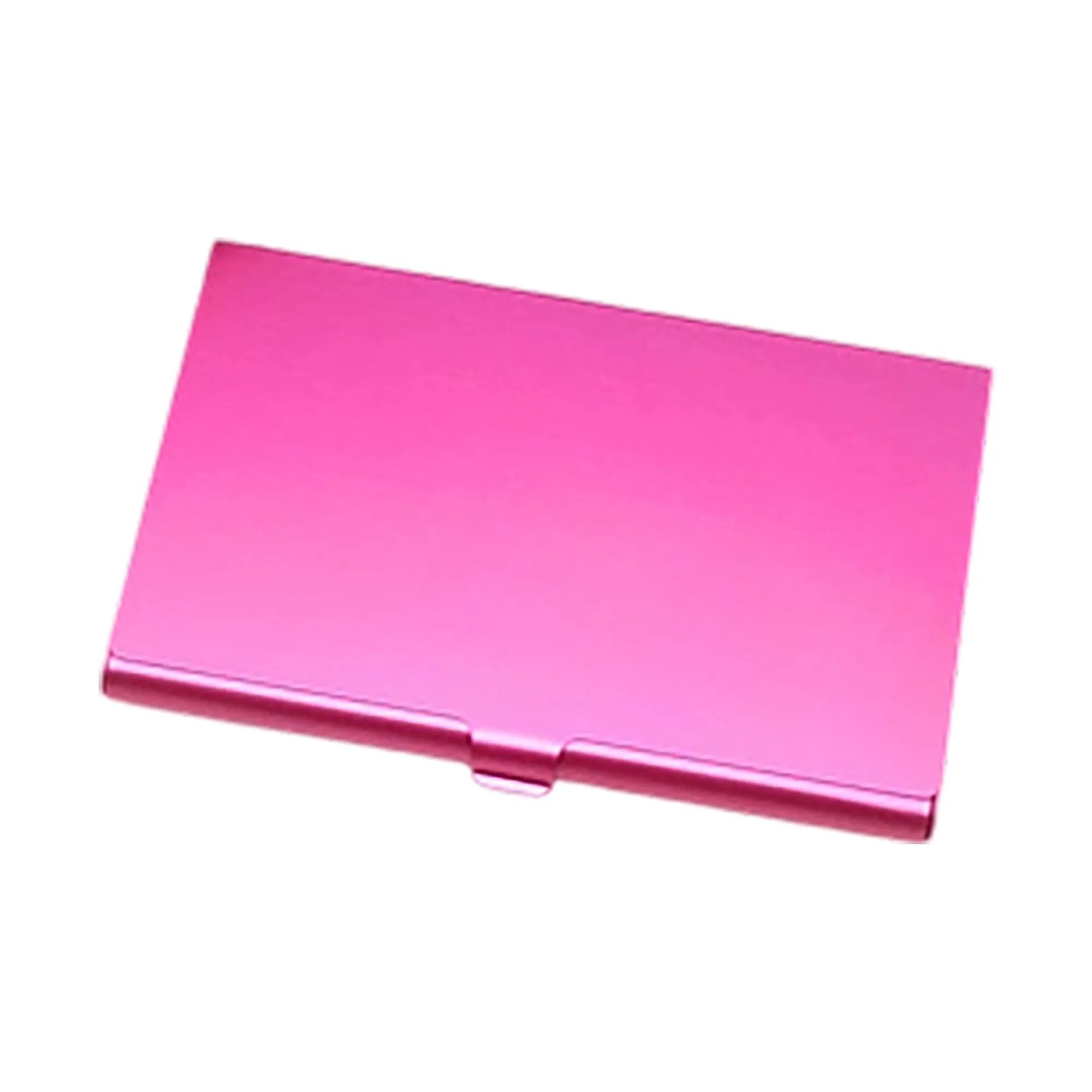 Slim Aluminum Business Card Holder Compact 9