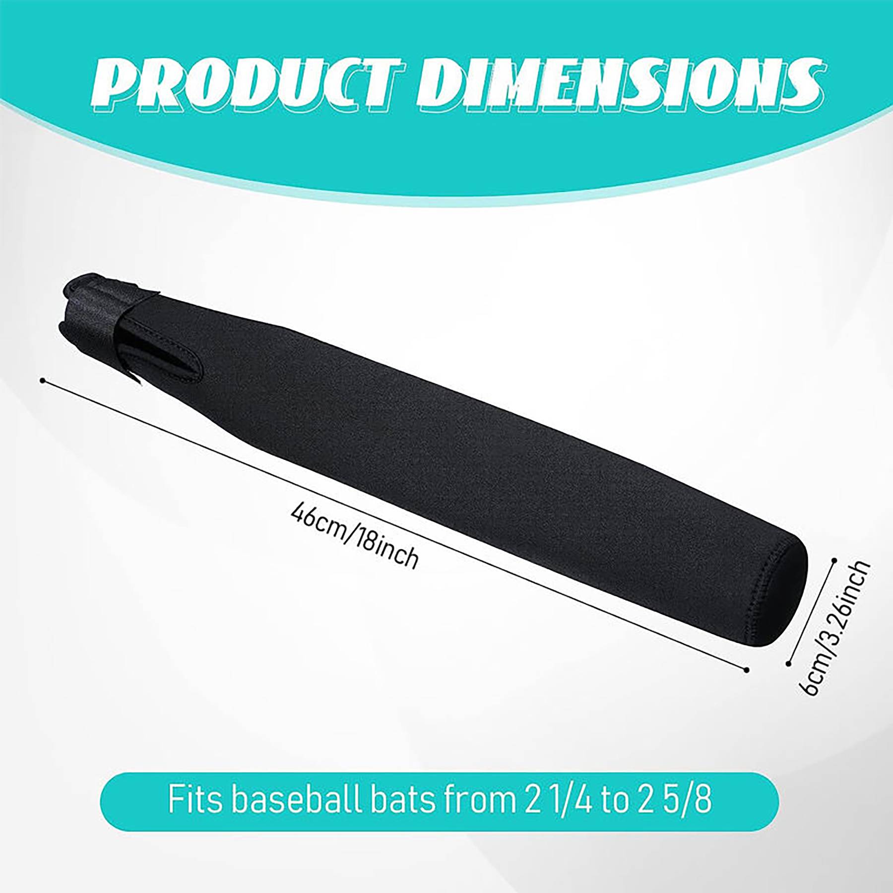 Neoprene Baseball Bat Sleeve Protector 5