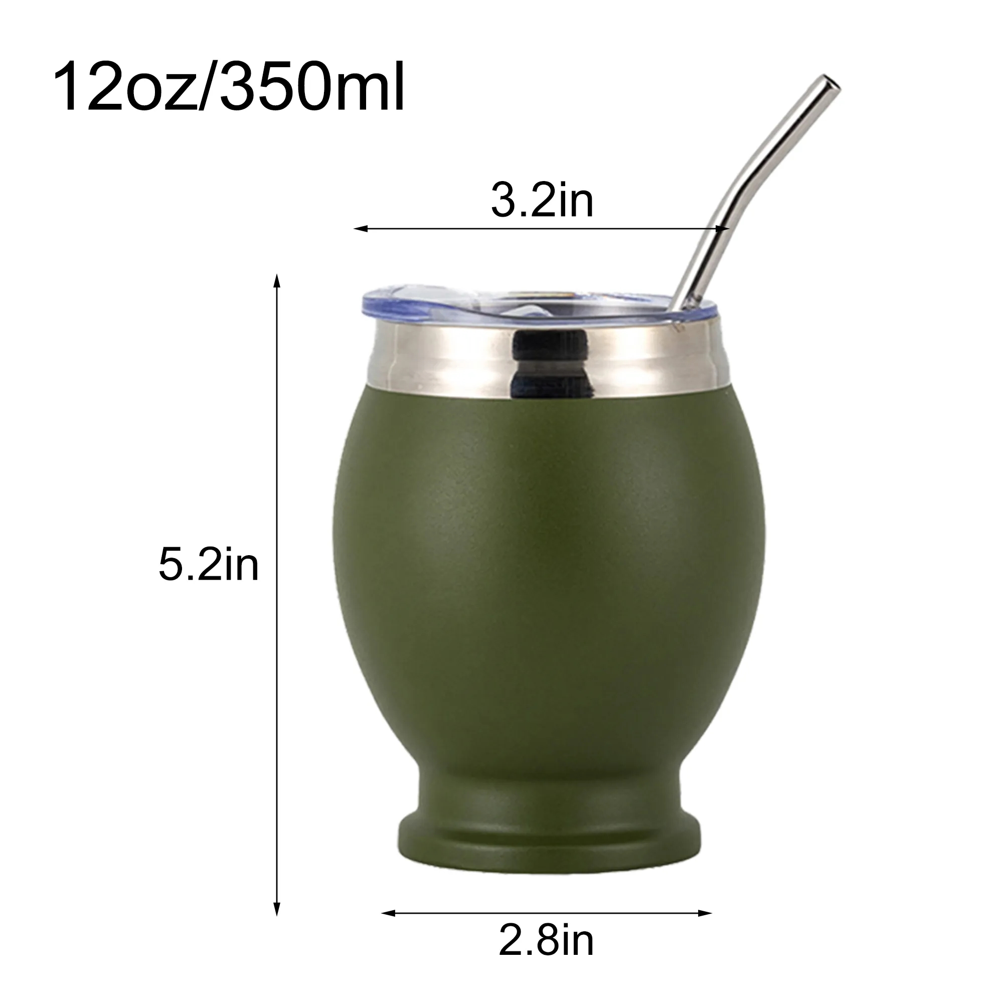 Double Wall Stainless Steel Mate Cup 3