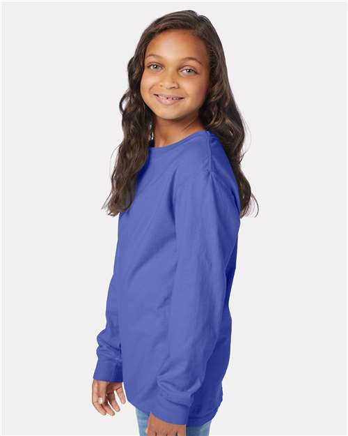 Youth Garment-Dyed Long Sleeve T-Shirt - GDH275 4