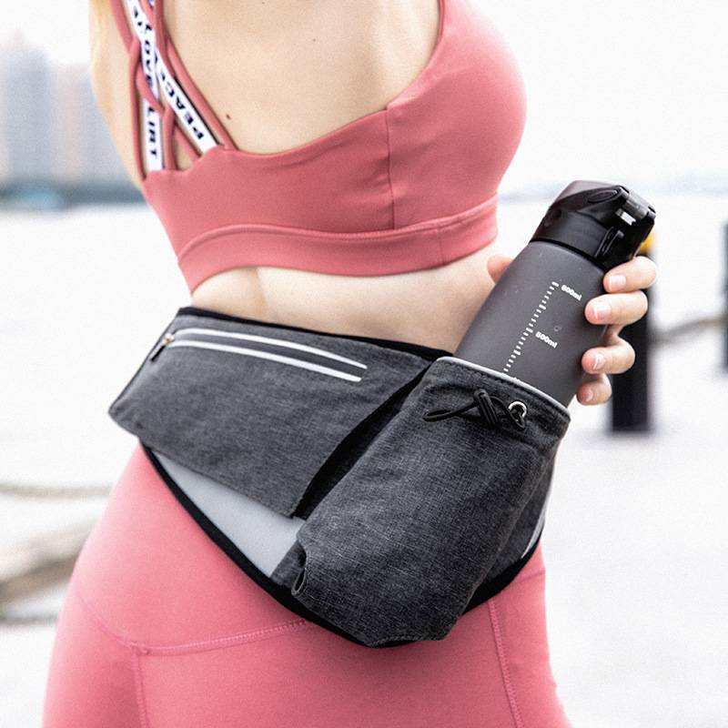 Oxford Hiking Waist Bag with Bottle Holder 3