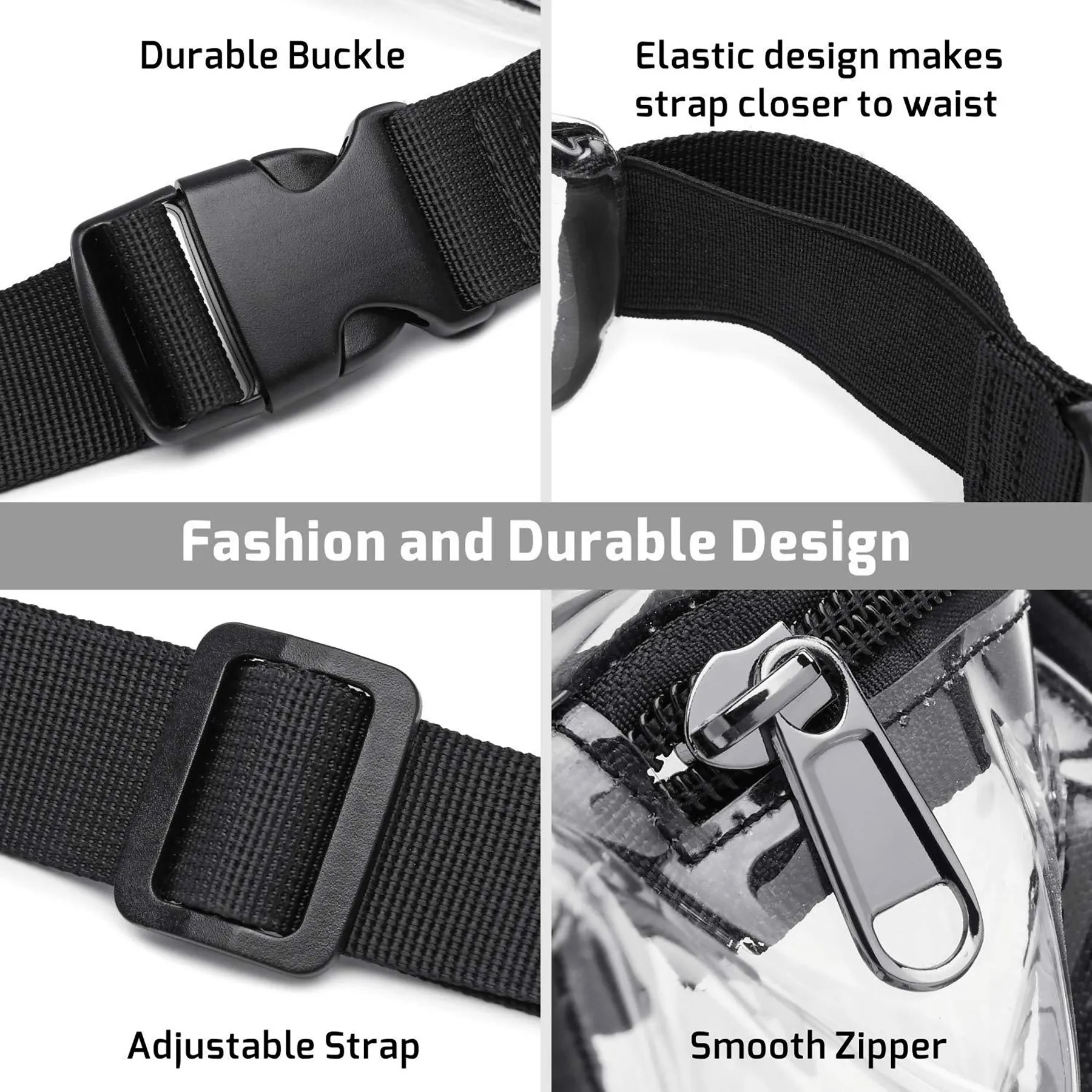 Waterproof Clear PVC Waist Bag 1
